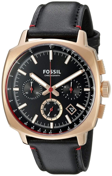 Bracelet de montre Fossil CH3008 Cuir Noir 20mm
